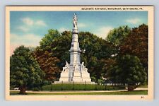 Gettysburg PA-Pennsylvania, Soldiers National Monument, Antique Vintage Postcard picture