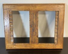 Vintage Italian Walnut? Wood Picture Frame 17” x 13” Rotating Art picture