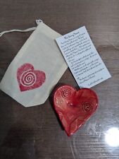 Ceramic Heart Dish from The Giving Heart Red Small Gift picture