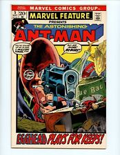 Marvel Feature #5 Comic Book 1972 VF+ Ant-Man Comics Egghead picture