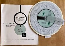 FXR Radio Transmission Line/Smith Chart Calculator & Circular Slide Rule picture