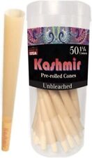 Kashmir Cones Classic 1-1/4 Size | 50 Pack | Natural Pre Rolled Rolling Papers picture