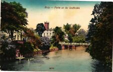 Vintage Postcard- 36759. Stolp - Parlie an der Laufbrucke. Cancellation 1924 picture