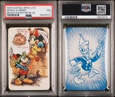 EXTREMELY RARE 1938 CASTELL BROS. LTD. MICKEY & MINNIE MICKEY'S FUN FAIR PSA 7 picture