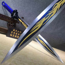 WONDERFUL BATTLE READY JIAN SWORD SHARP HIGH MANGANESE STEEL BLADE FULL TANG picture