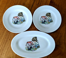 3 plates Replacement dish Children Toy Porcelain Tea Set  Japan picture