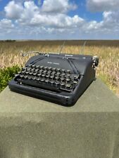 Vintage Black 1947 Smith-Corona Sterling Typewriter SERVICED With NEW RIBBON picture