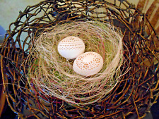 Maitland Smith Bronze Bird's Nest On An Oak Tree Branch picture