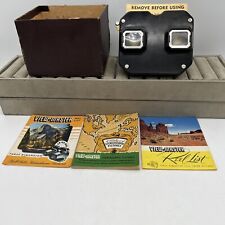 Vintage 1949 Sawyers View-Master Viewer Black USA    Bottom Box and Literature picture