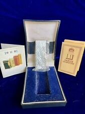 Dunhill Lighter Rollagas Silver Roller New Old Stock Sealed Condition Box picture
