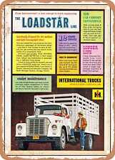 METAL SIGN - 1962 International Loadstar Stake Truck Vintage Ad picture