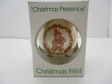 Vtg Schmid Gordon Fraser Christmas Ornament 1984 Christmas Presence Teddy Bear  picture
