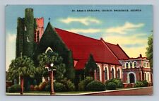 Brunswick GA Georgia, St. Mark's Episcopal Church Postcard picture