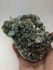 668 gram Aquamrine , flourite and quartz on muscovite and mica beautiful  piece picture
