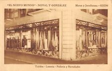 CPA SPAIN ASTURIAS GIJON THE NEW WORLD NOVAL & GONZALEZ MOORS & JOVELLANOS picture
