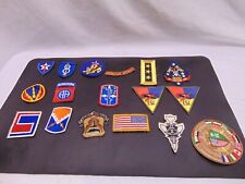 lot of 17 US Army Military Patches swords Airborne Defensor vindex 753 1st recon picture