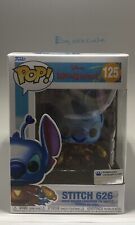 Loungefly Stitch Experiment 626 Metallic Funko POP Light Up Backpack Bundle picture