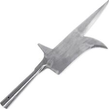 Functional Hand Forged Predrilled Medieval Inspired English Bill Spear Head picture