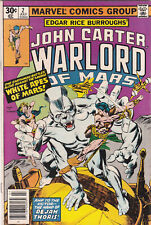 John Carter Warlord of Mars #2 1977 Marvel Comics High Grade picture