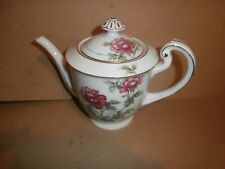 Vintage Swallow China Japan Rose Decorated Gold Trim Teapot picture