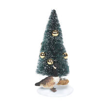 Department 56 Village Accessories Christmas Tree Six Geese Figurine 4.75 Inch picture