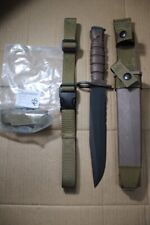 US Military Marines Corps USMC Ontario OKC 3S Combat Bayonet Knife & Scabbard R5 picture