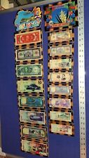 Vintage El Salvador Wood Wall Art Souvenir Money Wall Hanging Currency Set of 2 picture