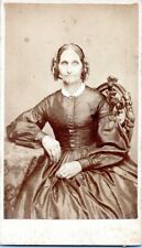 East Limington Maine CDV Photo Margaret Phinney Small  ID'd Old Woman 1860s A6 picture