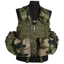 Tactical Combat Vest Modular MOLLE System 8 Pockets Airsoft French Army CCE Camo picture
