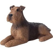 Airedale Figurine Hand Painted - Sandicast picture