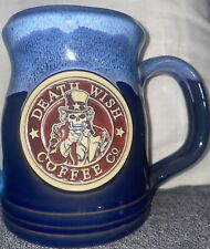 Death Wish Coffee Mug Uncle Sam 2015 Deneen Pottery Limited Edition picture