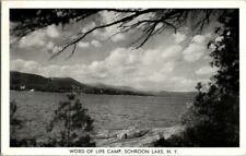 1950'S. SCHROON LAKE, NY. WORD OF LIFE CAMP. POSTCARD U18 picture