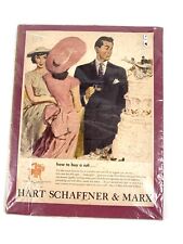 1948 HART SCHAFFNER & MARX - Bride Wants Sharp Dressed Man - Wedding  VINTAGE AD picture