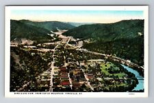 Pineville KY-Kentucky, Birds Eye View of Town, Vintage Souvenir Postcard picture