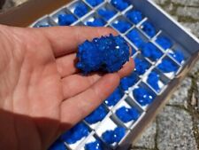 chalkantite blue like azurite crystal on matrix 54pcs flat chalkanthite picture