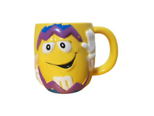 M&Ms Easter Ceramic Coffee Mug Yellow Character 3D Mug Galerie 2003 16 Oz. picture