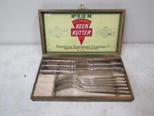 Vintage Keen Kutter No. K12M Fork and Knife Silverware Set 12 PC picture