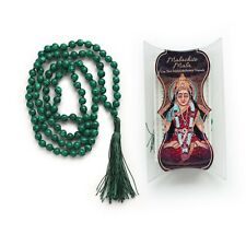 Prayer Mala Beads - Man-made Malachite - 108 Prayer Beads picture