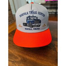 Vintage Norfolk International Truck Center Norfolk Va Snapback Hat K2 picture