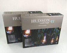 Hudson 43 Indoor Outdoor 10Ct String Vintage Style Glass Lights Set of 2 picture