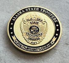 ALASKA STATE TROOPERS Challenge Coin picture
