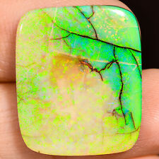 Play Of Fire Monarch Opal 13.50Cts Natural Cushion 23X19X4 MM Cab Loose Gemstone picture