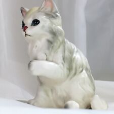 3.5” Lefton Persian Kitten Figurine, Vintage Porcelain, Japan #1513 ❤️ picture