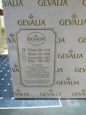 GEVALIA KAFFE WHITE DL-10W 10 CUP COFFEE MAKER  - NEW IN BOX WITH 2 GEVALIA MUGS picture