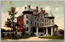 Lapeer Michigan 1909 Postcard State Home For Feeble Minded And Epileptic picture