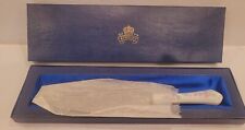 Aynsley Fine English bone China Stainless Steel 12” Cake Pie Knife & Server  picture