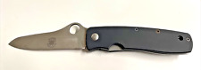 Spyderco C15P Early Terzuola Folding Knife ATS-34 Aluminum Golden Co USA 1990 picture