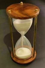 Antique Sand timer Wooden Hourglass Vintage Hourglass Maritime Nautical Decor picture