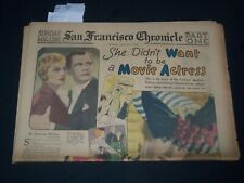 1937 JANUARY 3 SAN FRANCISCO CHRONICLE SUNDAY MAGAZINE SECTIONS -COMICS- NP 3706 picture