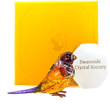 New SWAROVSKI Crystal  Idyllia SCS Gouldian Finch Bird Deco Figurine 5689265 picture